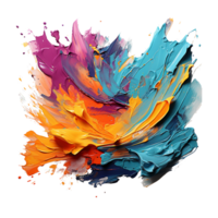 Paint, Colorful Paint Png, Colorful Paint With Transparent Background, AI Generative png