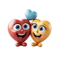 Love Emoji, Love Emoji Png, Love emoji symbol, 3D Love Emoji, Transparent Background, AI Generative png