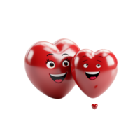 Love Emoji, Love Emoji Png, Love emoji symbol, 3D Love Emoji, Transparent Background, AI Generative png