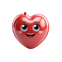 Love Emoji, Love Emoji Png, Love emoji symbol, 3D Love Emoji, Transparent Background, AI Generative png