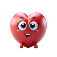 Love Emoji, Love Emoji Png, Love emoji symbol, 3D Love Emoji, Transparent Background, AI Generative png