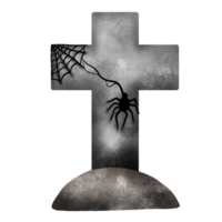 Grave marker R.I.P.hand drawn in halloween day. png