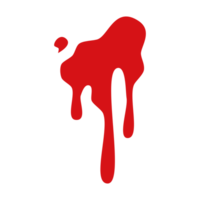 red drip blood element png