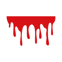red blood dripping element png
