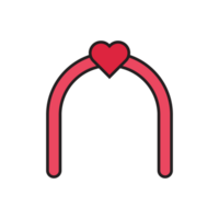 red heart frame png