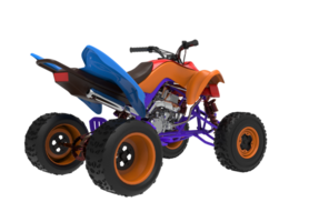 quad bike race isolated png