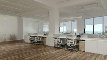 Modern Office Space Design Tips and Tricks 3D rendering photo