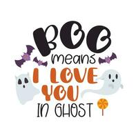 Happy Halloween vector lettering. Holiday lettering for banner. Happy Halloween poster, greeting card, party invitation. Vector illustration.