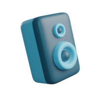 3D Illustration of Speaker png