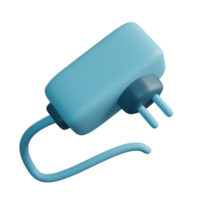 3D Illustration of Adapter png