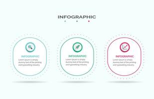 negocio datos visualización. proceso cuadro. resumen elementos de grafico, diagrama con 3 pasos, opciones, partes, o procesos. vector negocio modelo infografía, diseño, vectores, 2,3,4,5,6,