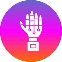 Robot hand Vector Icon Design