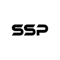 ssp letra logo diseño, inspiración para un único identidad. moderno elegancia y creativo diseño. filigrana tu éxito con el sorprendentes esta logo. vector