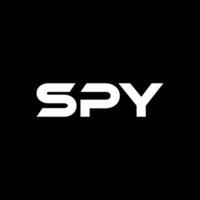 SPY Letter Logo Design, Inspiration for a Unique Identity. Modern Elegance and Creative Design. Watermark Your Success with the Striking this Logo. vector