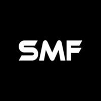 SMF Letter Logo Design, Inspiration for a Unique Identity. Modern Elegance and Creative Design. Watermark Your Success with the Striking this Logo. vector