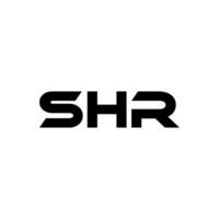 shr letra logo diseño, inspiración para un único identidad. moderno elegancia y creativo diseño. filigrana tu éxito con el sorprendentes esta logo. vector