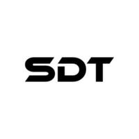SDT Letter Logo Design, Inspiration for a Unique Identity. Modern Elegance and Creative Design. Watermark Your Success with the Striking this Logo. vector