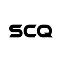 SCQ Letter Logo Design, Inspiration for a Unique Identity. Modern Elegance and Creative Design. Watermark Your Success with the Striking this Logo. vector