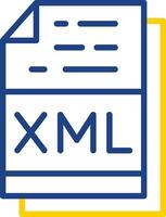 Xml File Format Vector Icon Design