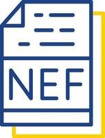 nef vector icono diseño