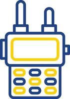 diseño de icono de vector de walkie talkie