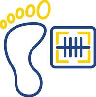 Footprint Vector Icon Design