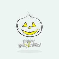 Halloween ornament isolated on white background, vector illustration. Design element.