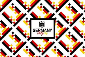 German Unity Day seamless pattern with the Germany flag colors, unity day background vector