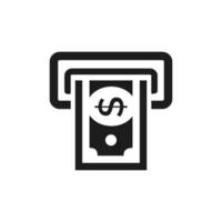 atm money icon sign symbol vector