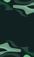 Aesthetic green abstract background with copy space area. Suitable for poster and banner vector