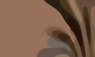 Aesthetic brown abstract background with copy space area. Suitable for poster and banner vector