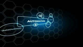 automatización software tecnología proceso sistema negocio concepto foto