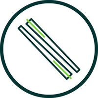 Chopsticks Vector Icon Design