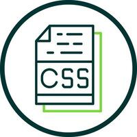 Css File Format Vector Icon Design