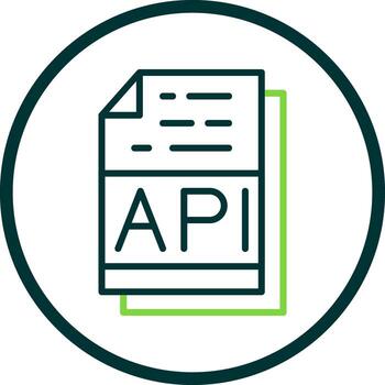Api Vector Icon Design
