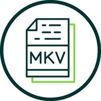 Mkv Vector Icon Design