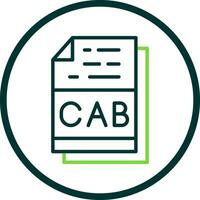 CAB File Format Vector Icon Design