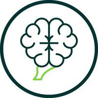 Human brain Vector Icon Design