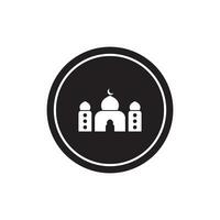 mosque icon vector