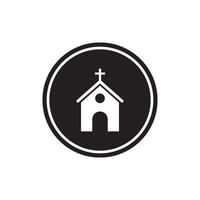 vector de icono de iglesia
