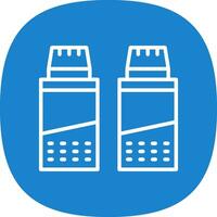 Salt and pepper Vector Icon Design