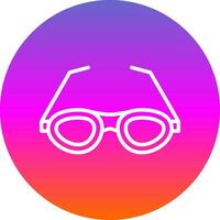 diseño de icono de vector de gafas