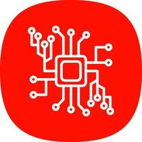 Circuits Vector Icon Design