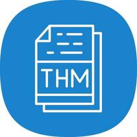 Thm Vector Icon Design