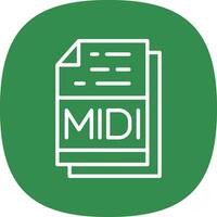 Midi Vector Icon Design