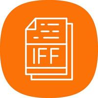 IFF File Format Vector Icon Design