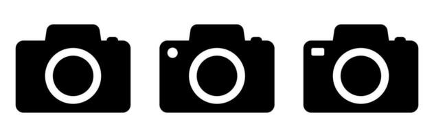 Photo camera vector icon isolated