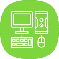 Computer Vector Icon Design