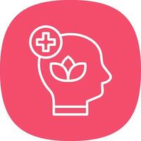 diseño de icono de vector de salud mental