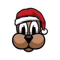 Dog Christmas Vector Design